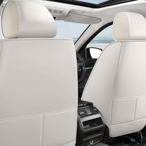 Funda de Asiento Universal Nitro en Cuero Legítimo con Airbag + REGALOS: Alfombra de Cuero y Funda para Volante